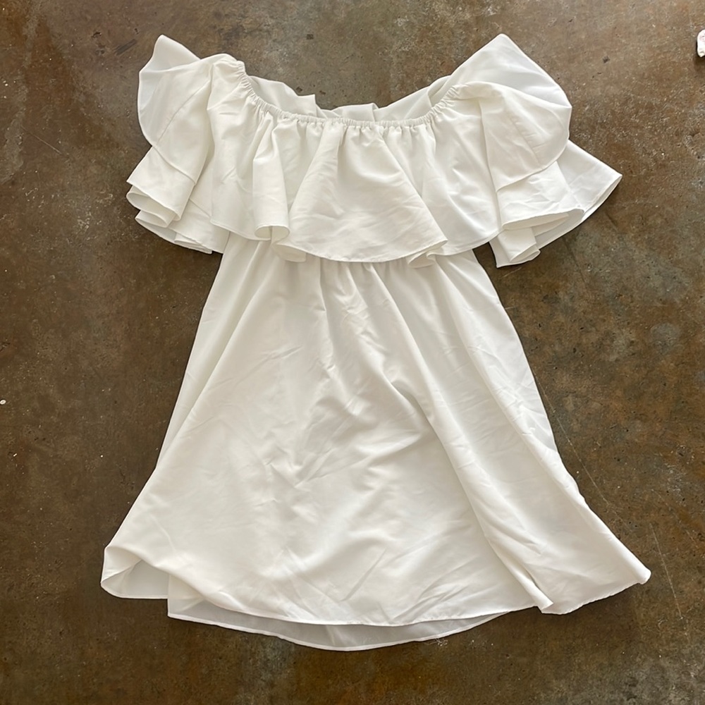 Buddy Love White Off the Shoulder Dress
